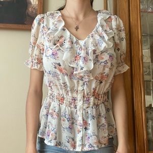 Floral Flowy Blouse